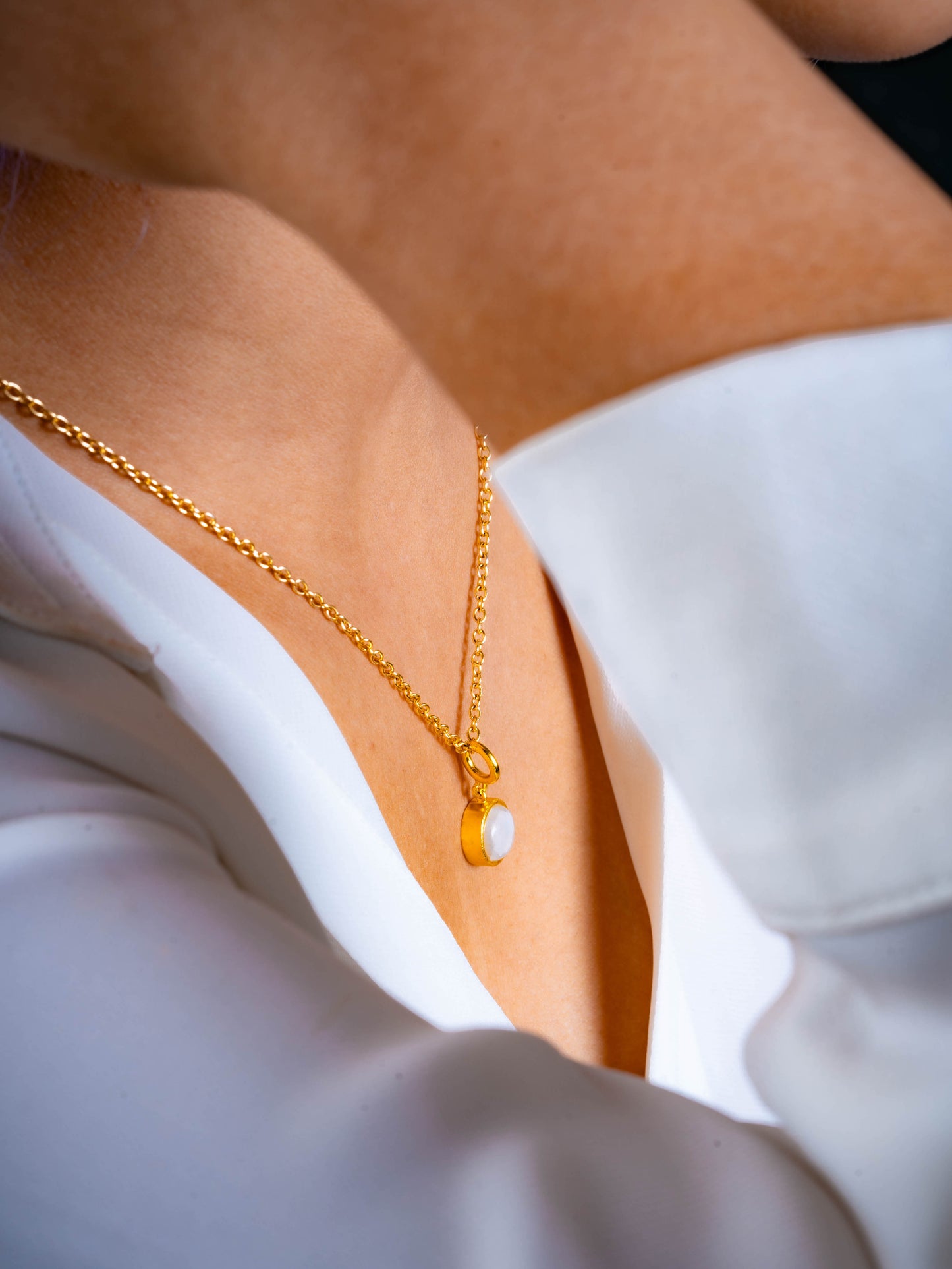 Moonstone Charm Set