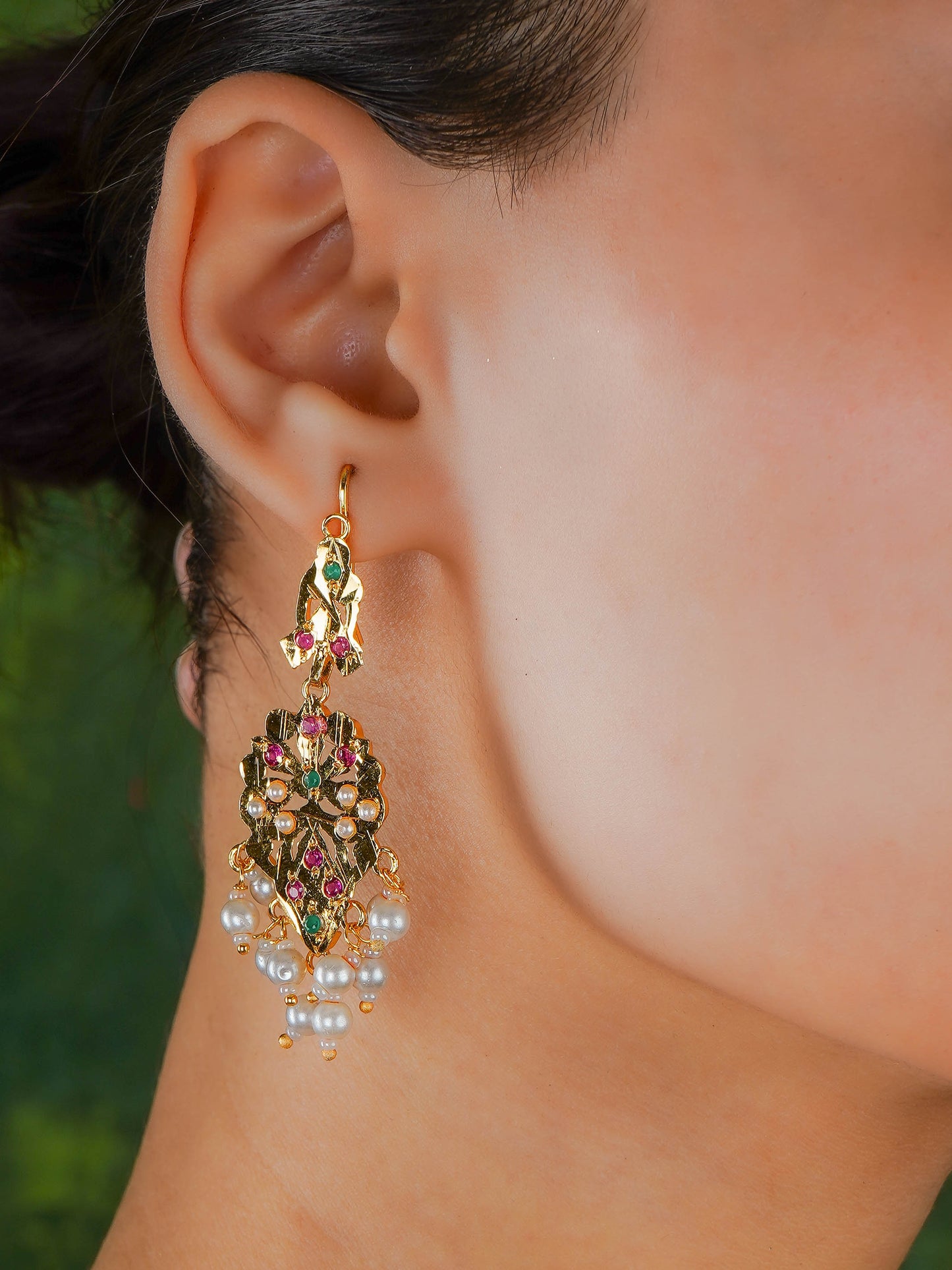 Laila Purani Dilli Gold Plated Silver Necklace Set