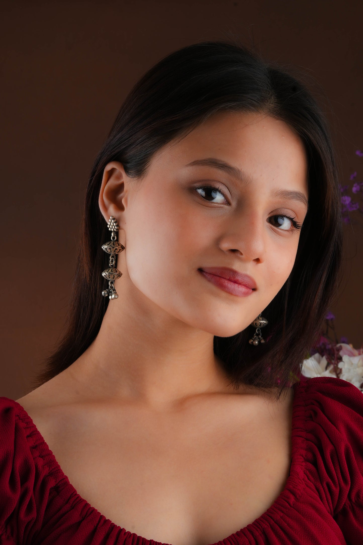 Hibiscus Jaali Jhumki
