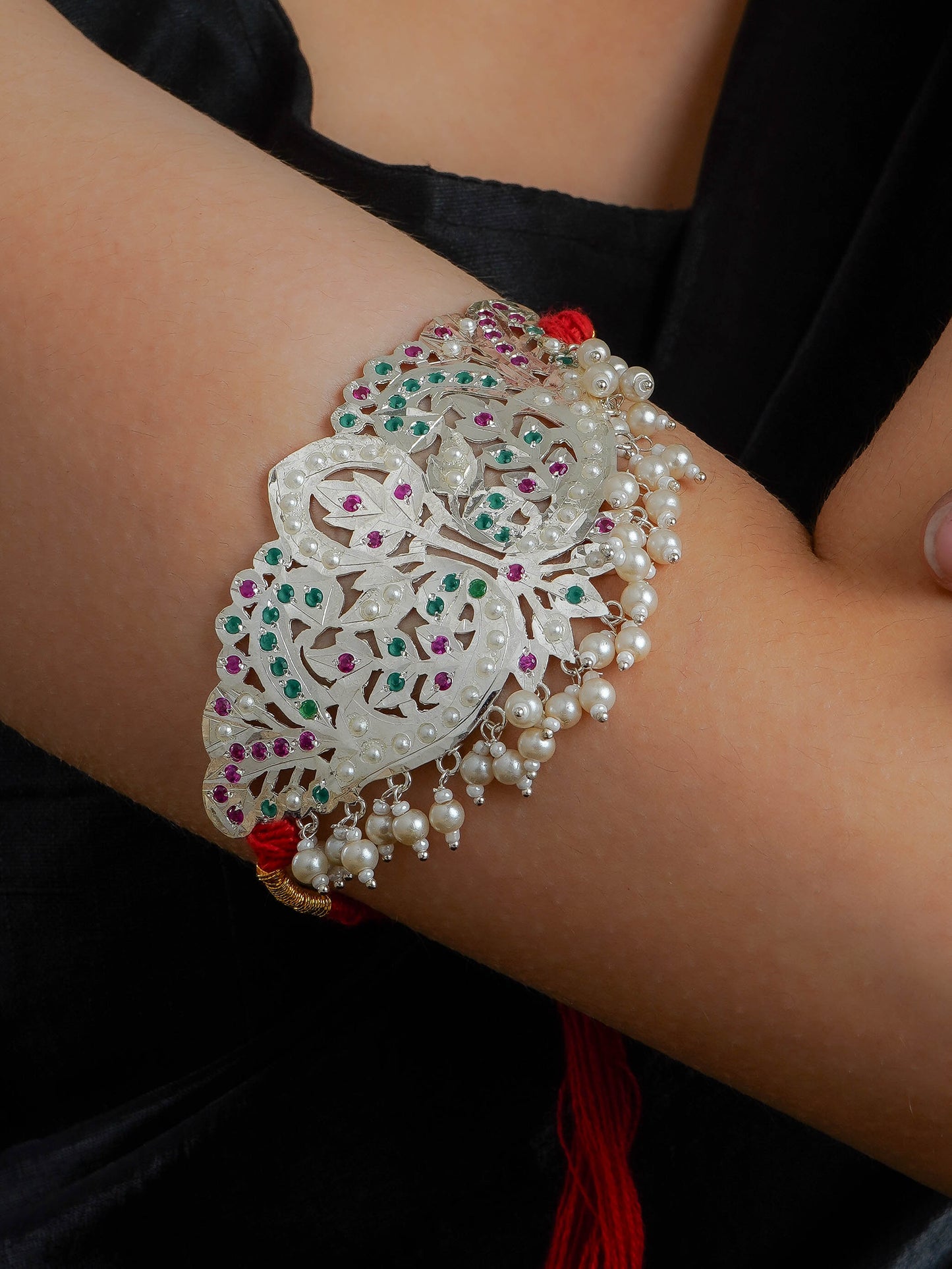 Khoobsurat Purani Dilli Silver Baajubandh
