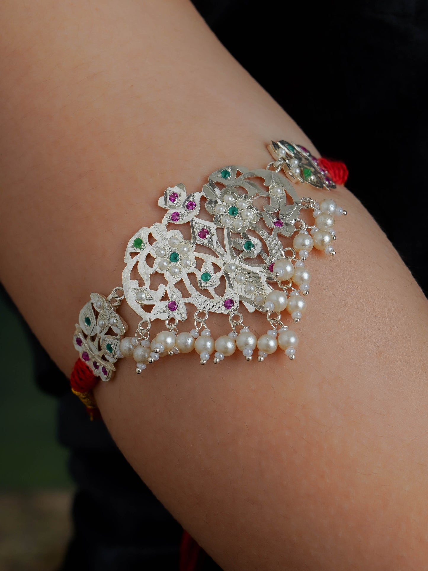 Hania Purani Dilli Silver Baajubandh