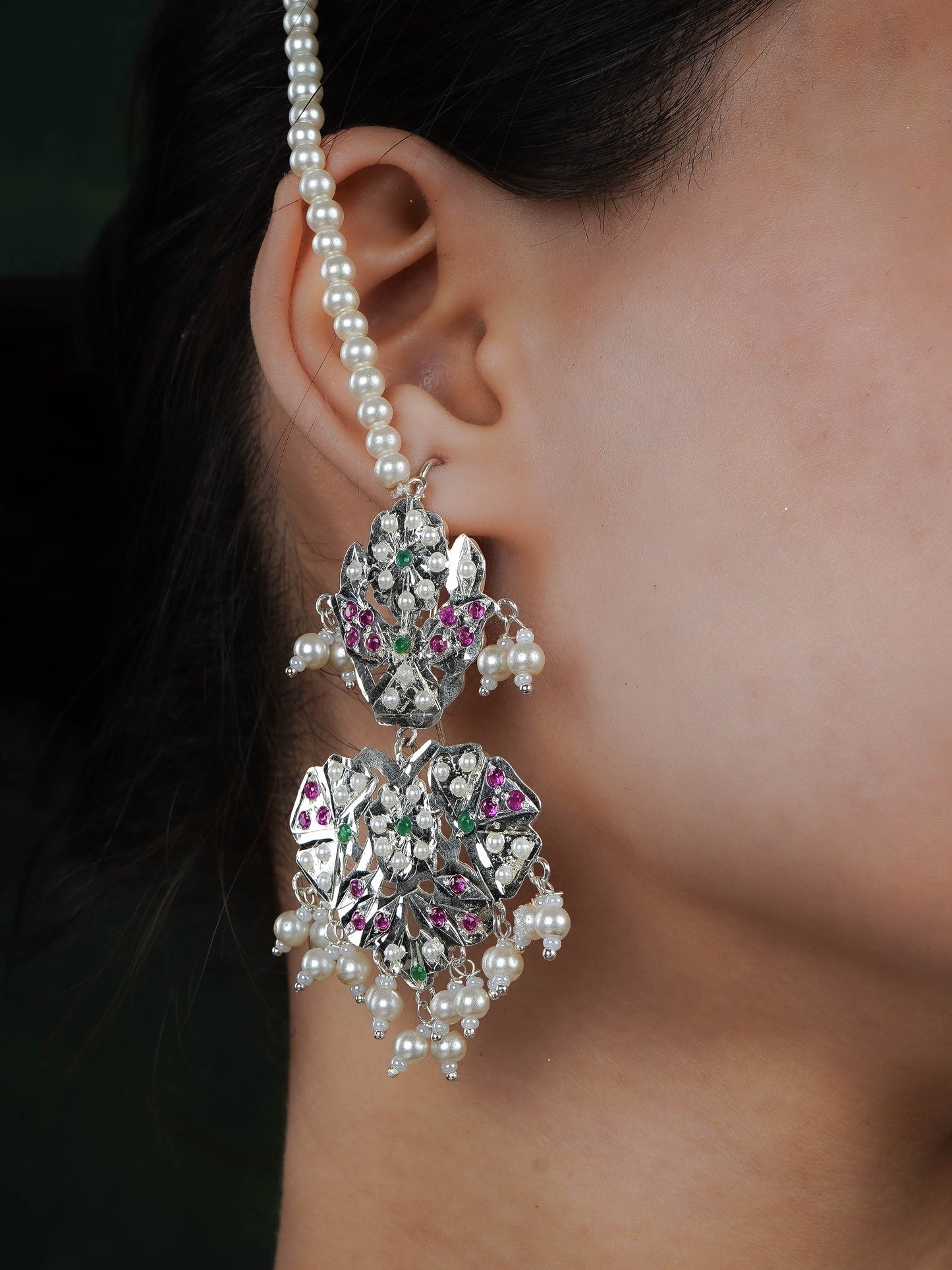 Seher Purani Dilli Silver Necklace Set