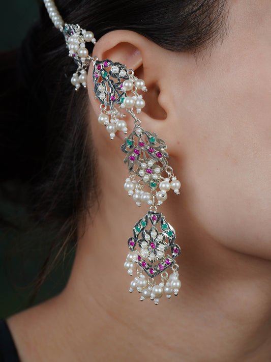 Sadiya Purani Dilli Silver Earrings