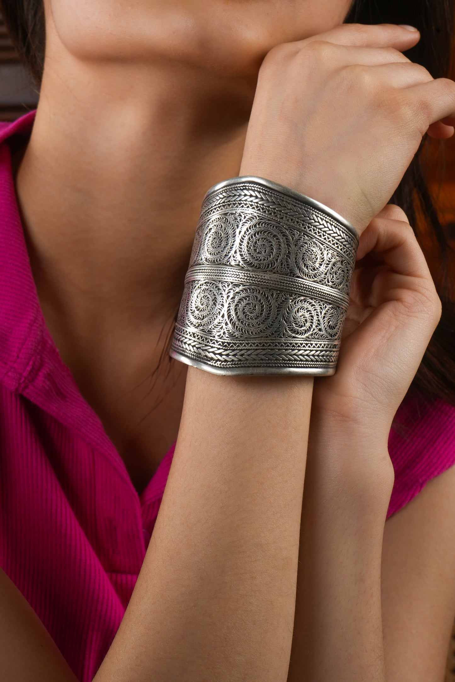Intricate Mandala Adjustable Kada