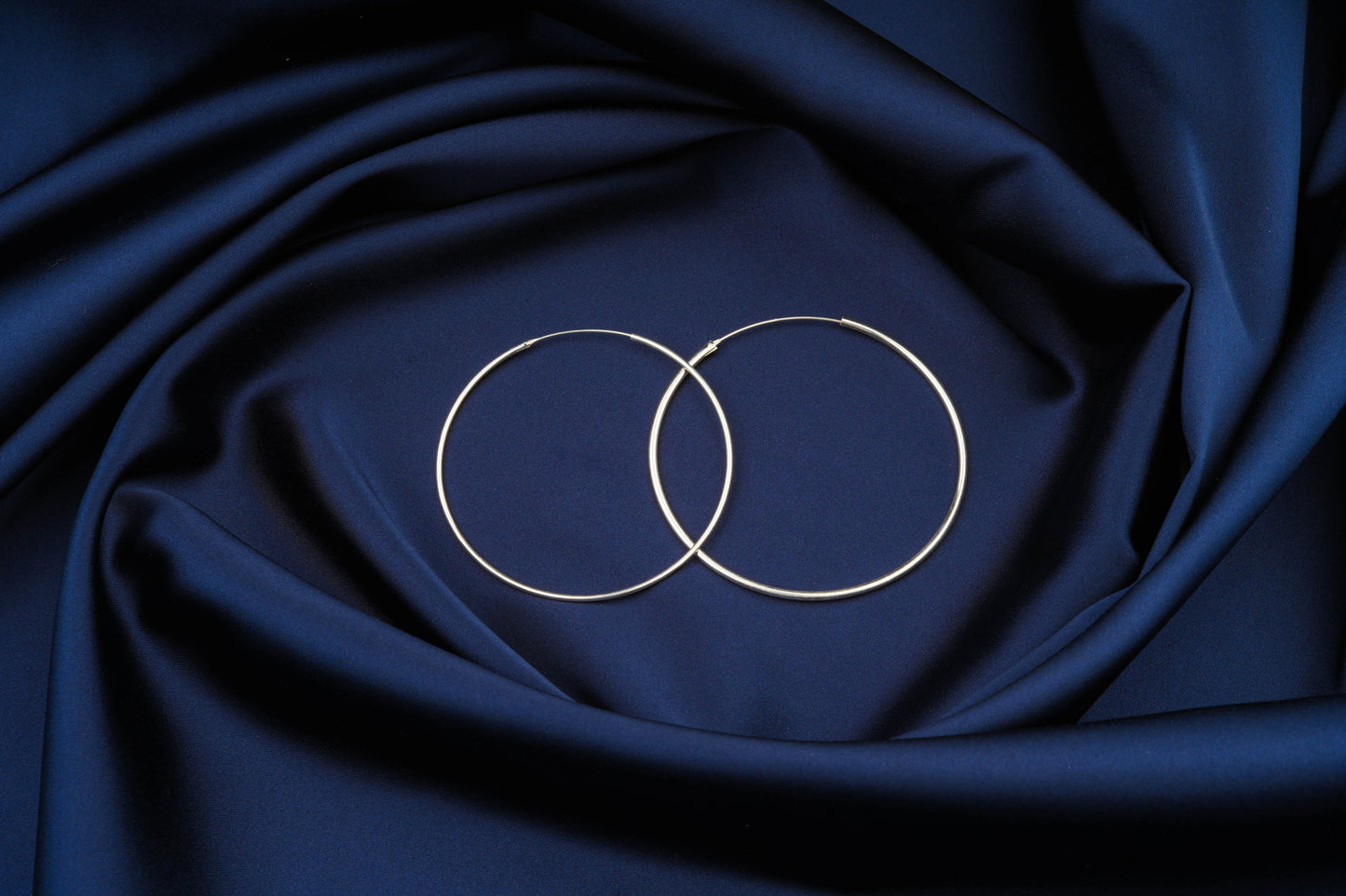 Sterling Silver Big Hoop Earrings