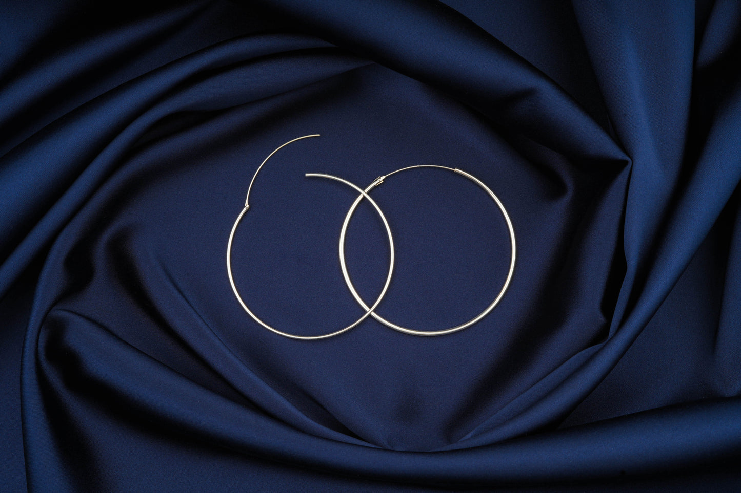 Sterling Silver Big Hoop Earrings