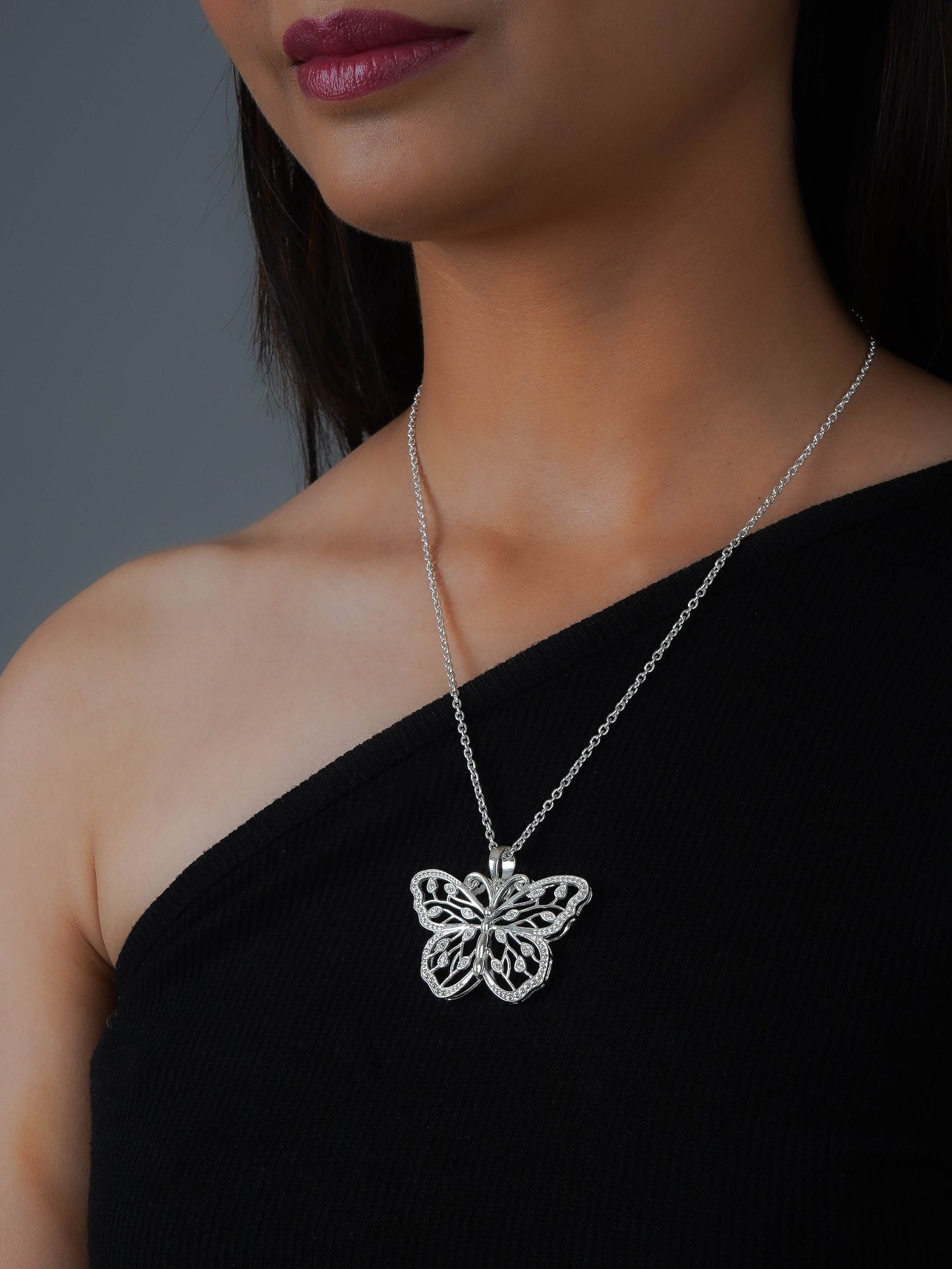 Beautiful Wings Silver Butterfly Set
