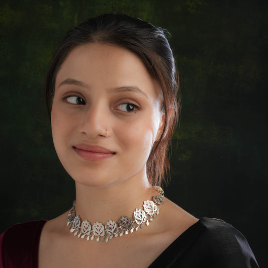 Raunak Purani Dilli Silver Necklace