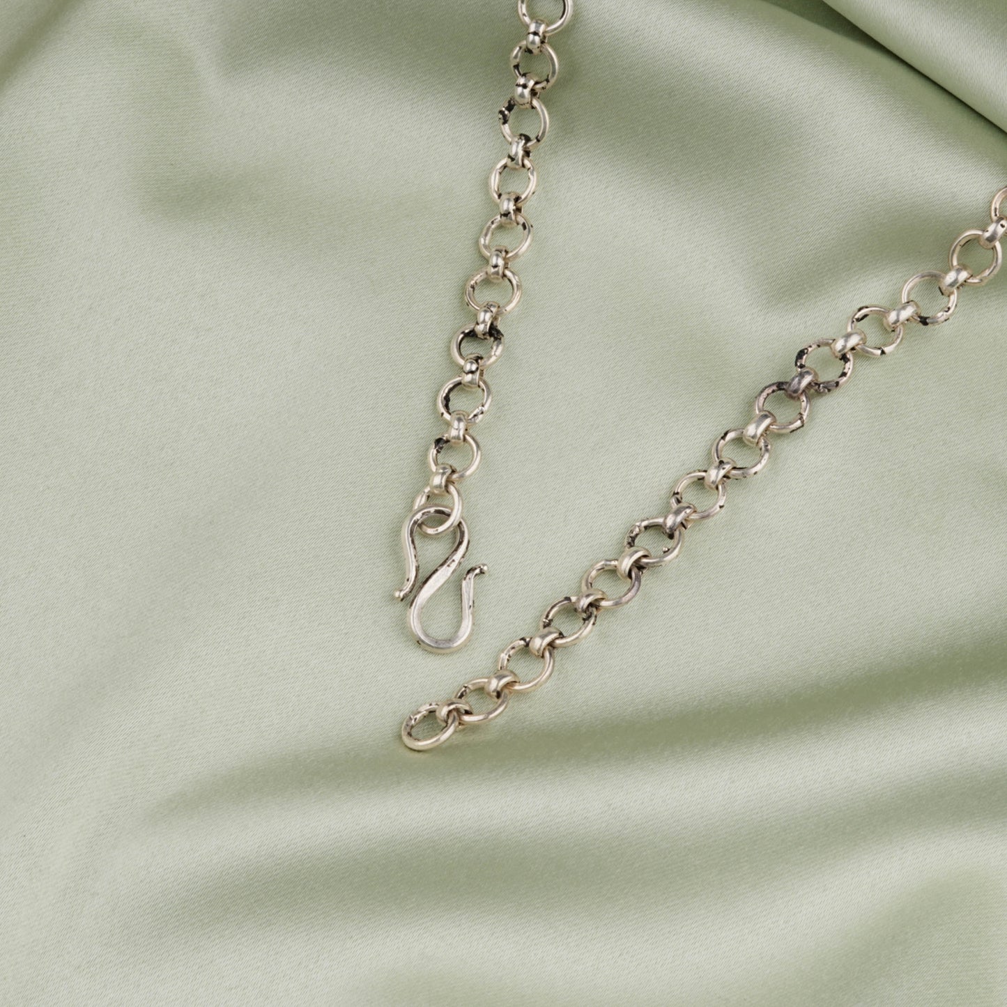 Silver Lotus Filigree Necklace