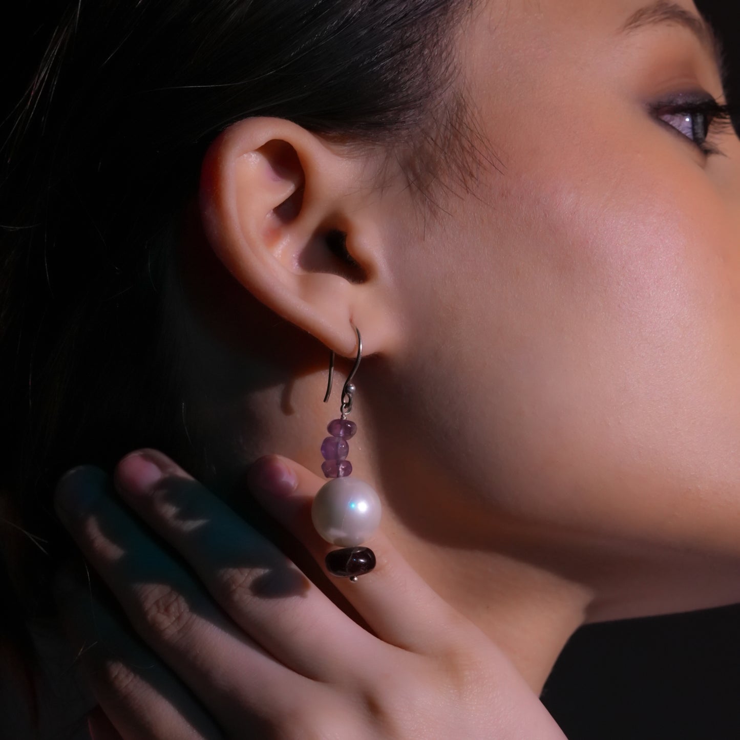 Amethyst Pearl Drops