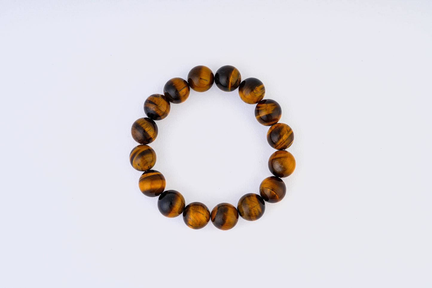 Tiger Stone Natural Gemstone Bracelet(12mm)