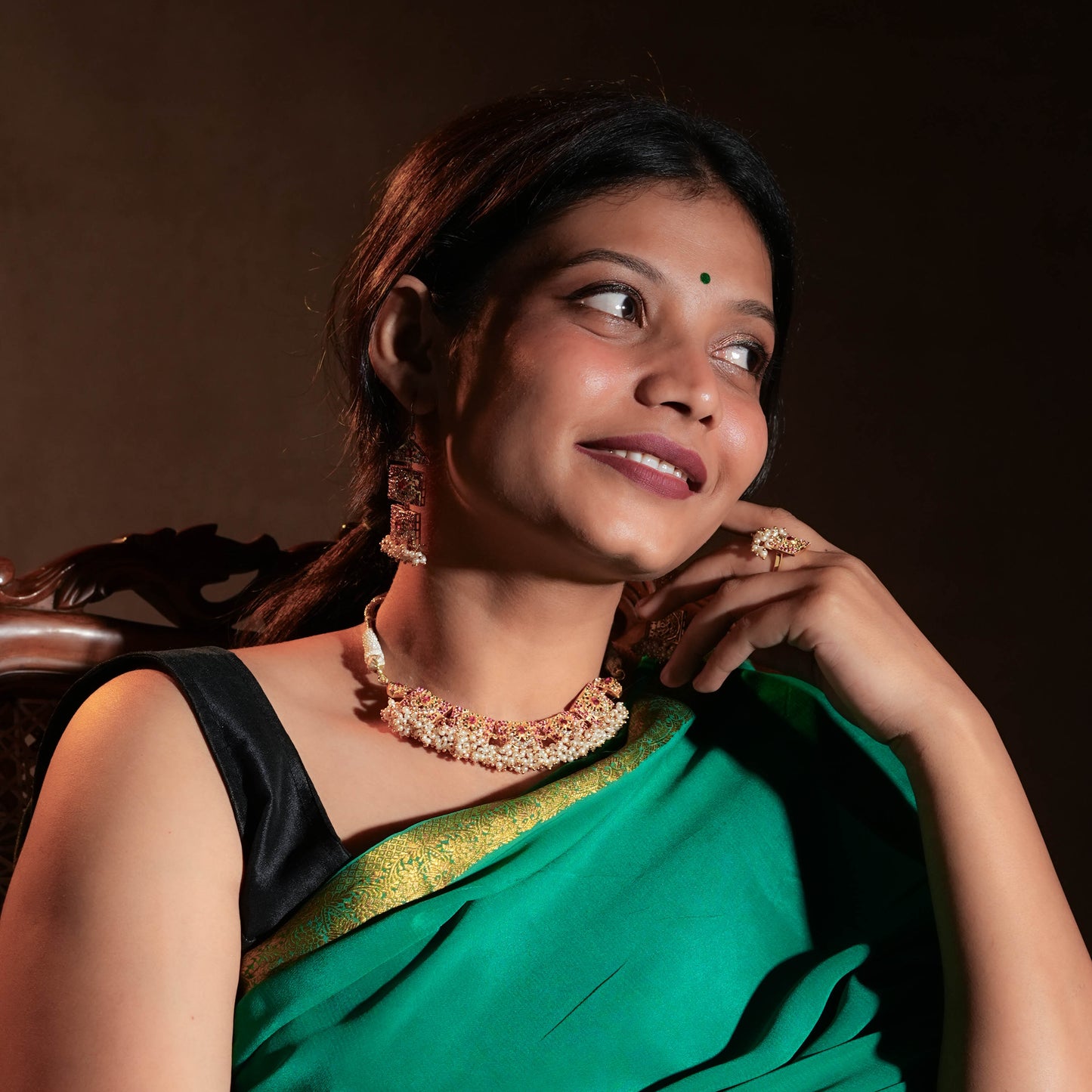Heera Panna Exclusive Jadau Choker Set