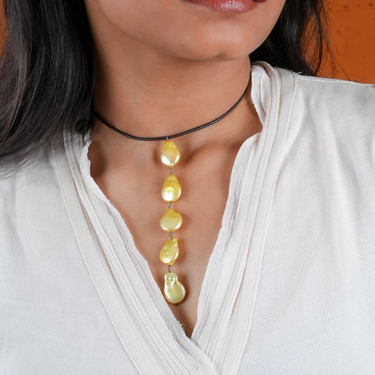 Nomadic Baroque Pearl Necklace