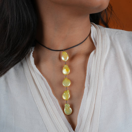 Nomadic Baroque Pearl Necklace