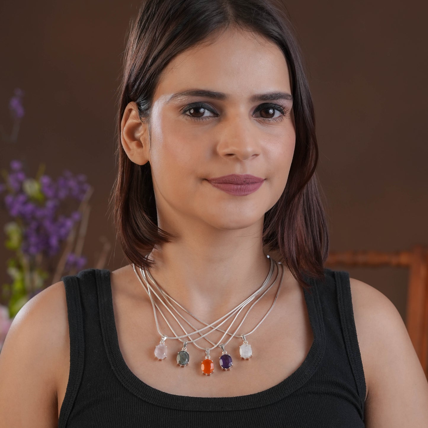 Moonstone Chakra Necklace
