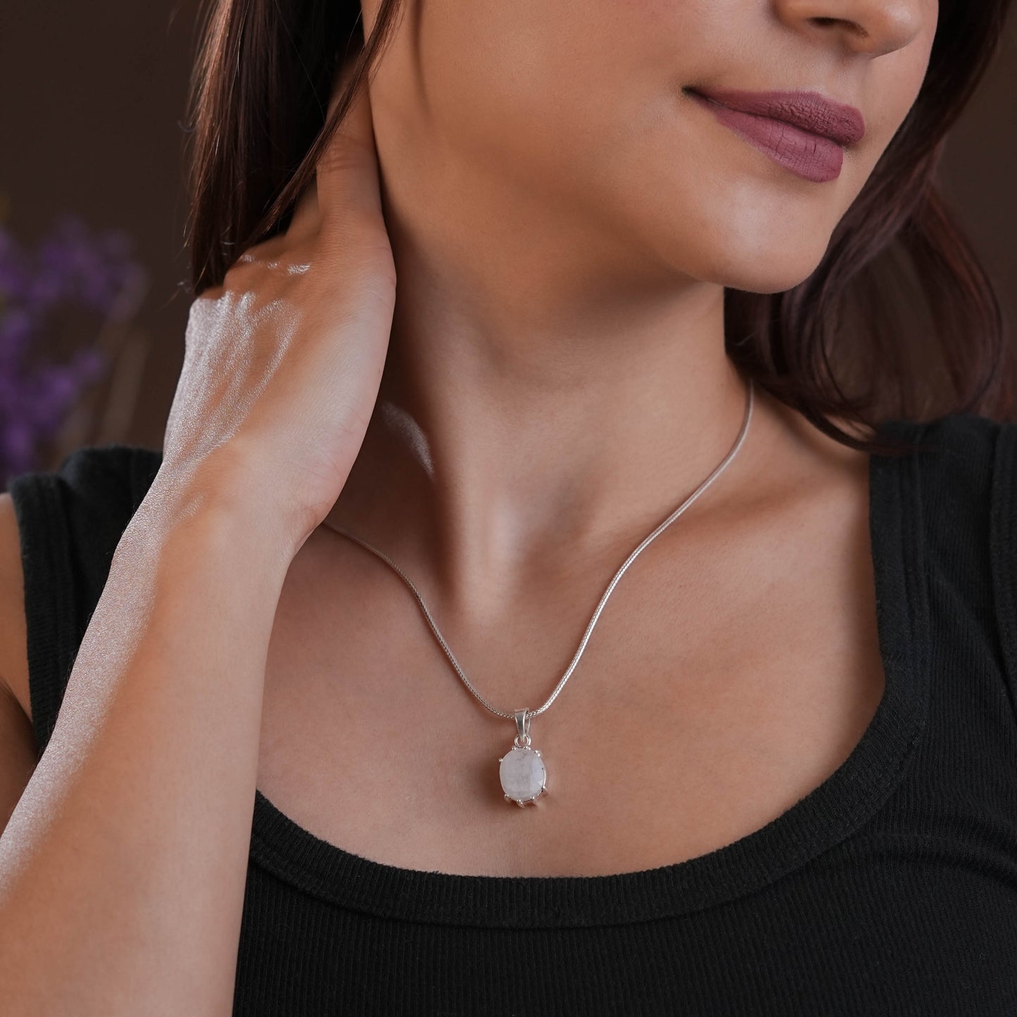Moonstone Chakra Necklace
