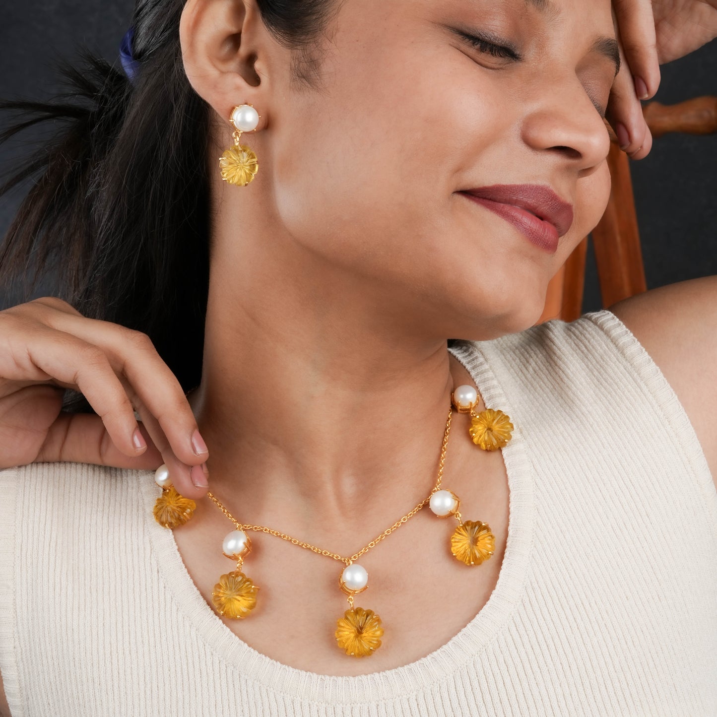 Bloomingdales Citrine Earrings