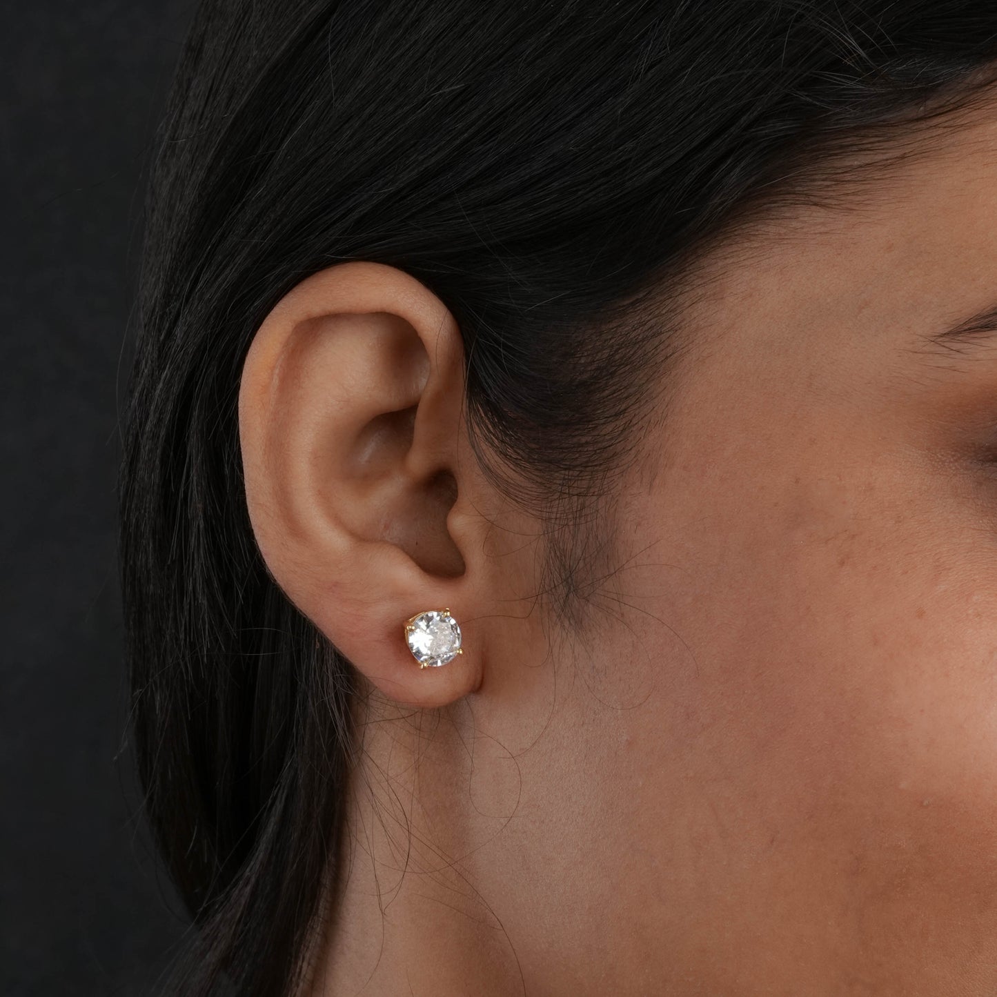Prong Set Solitaire Style Studs
