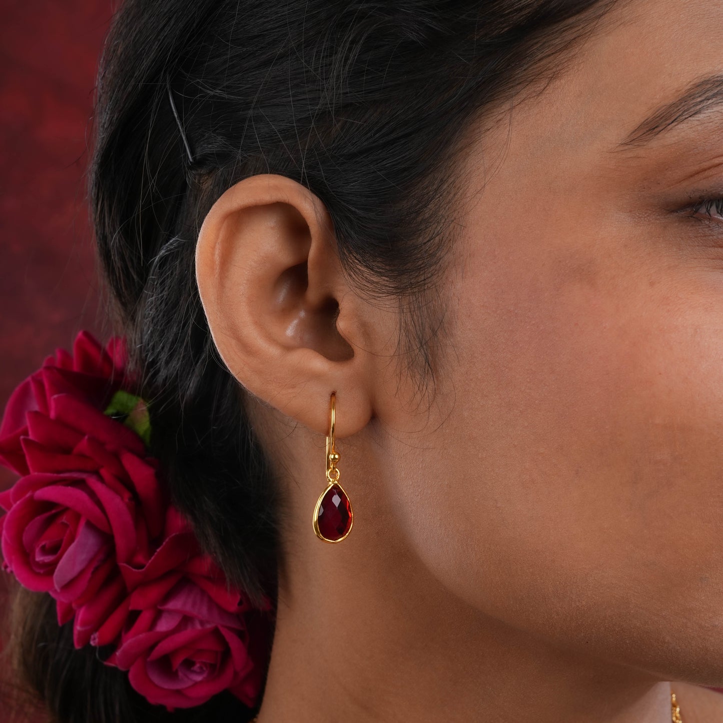 Ruby Minimal Pendant Set