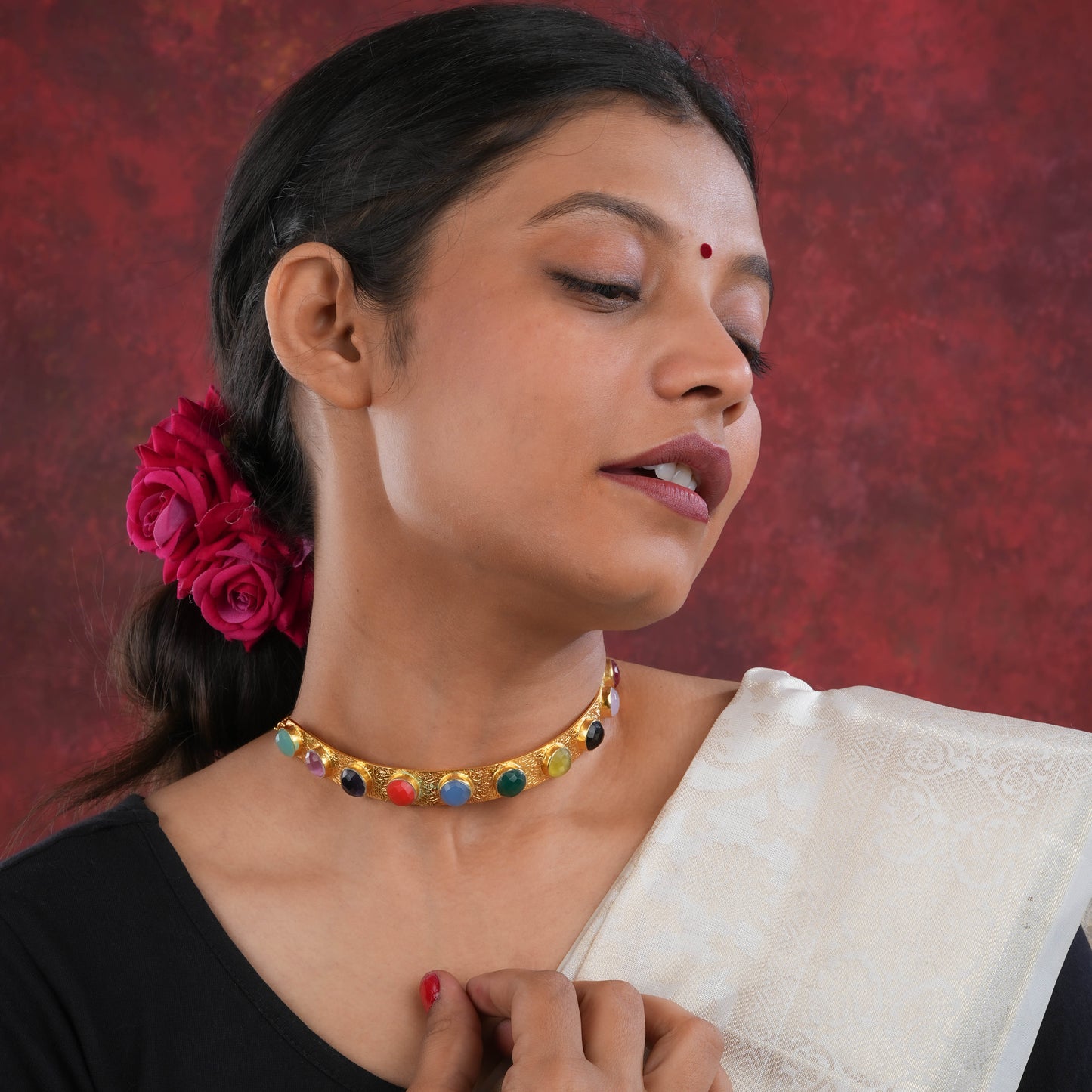 Multistone Bold Choker