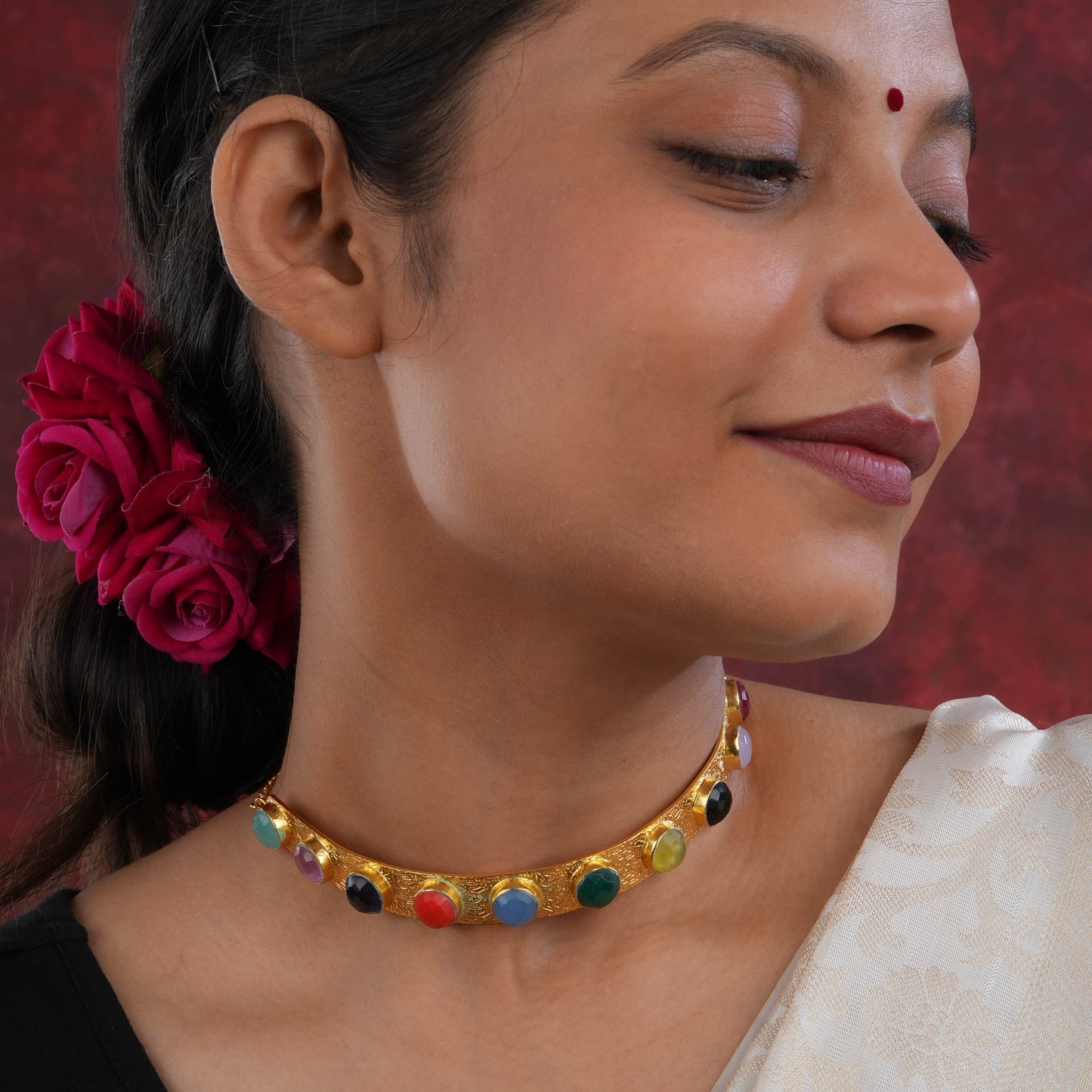 Multistone Bold Choker