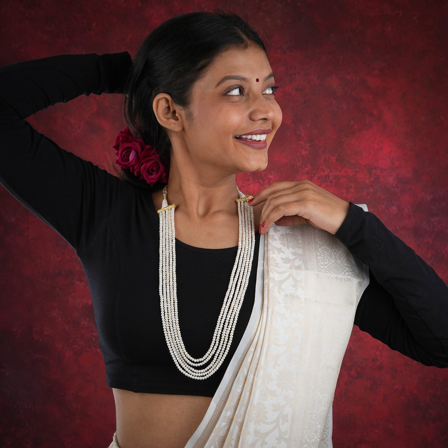 Gayatri Freshwater Pearls Layered Necklace