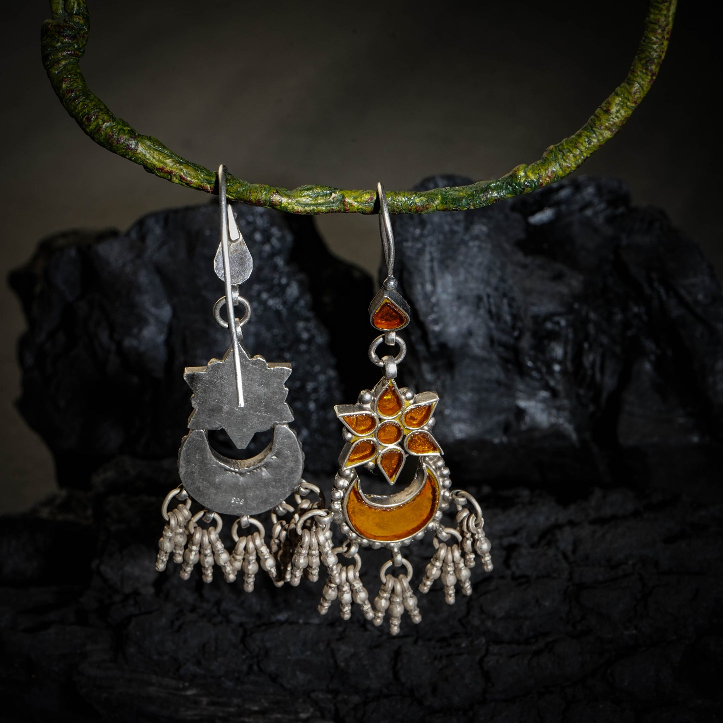 Madhu Chandrika Desert Yellow Danglers