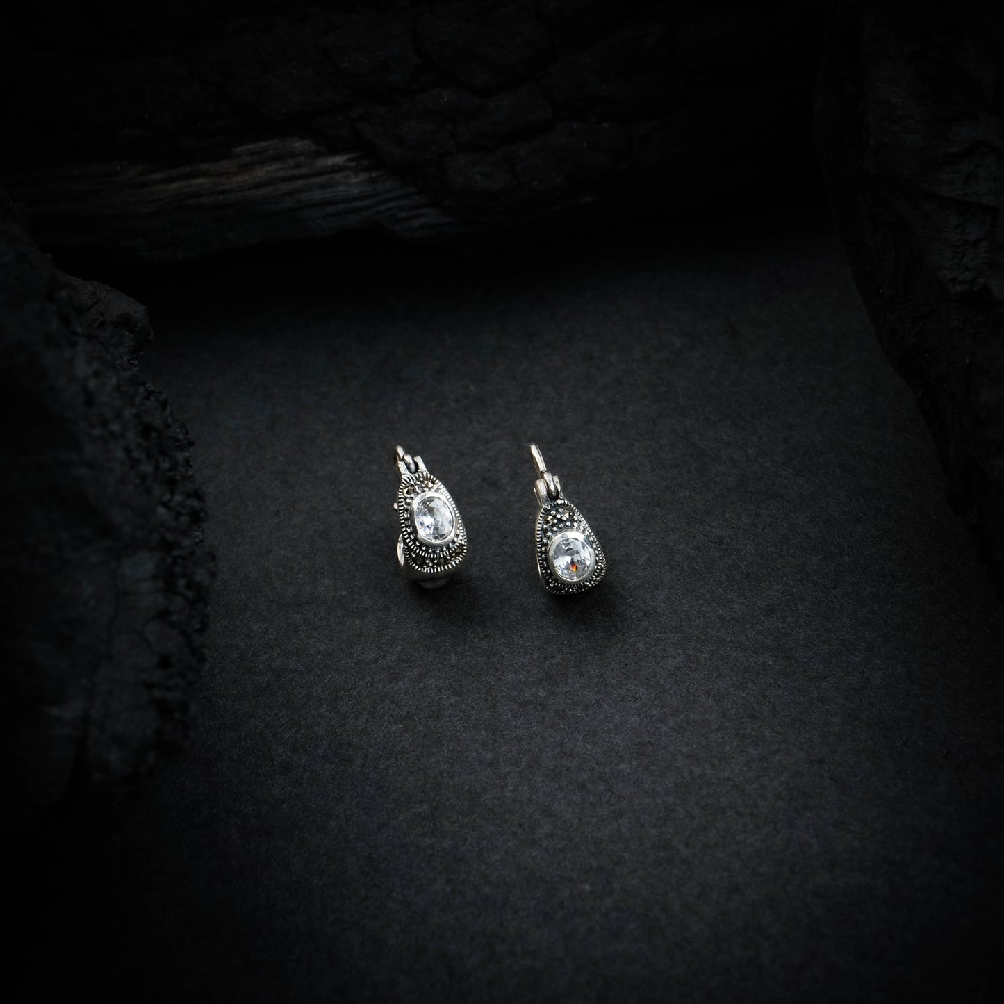Silver Zirconia Earrings