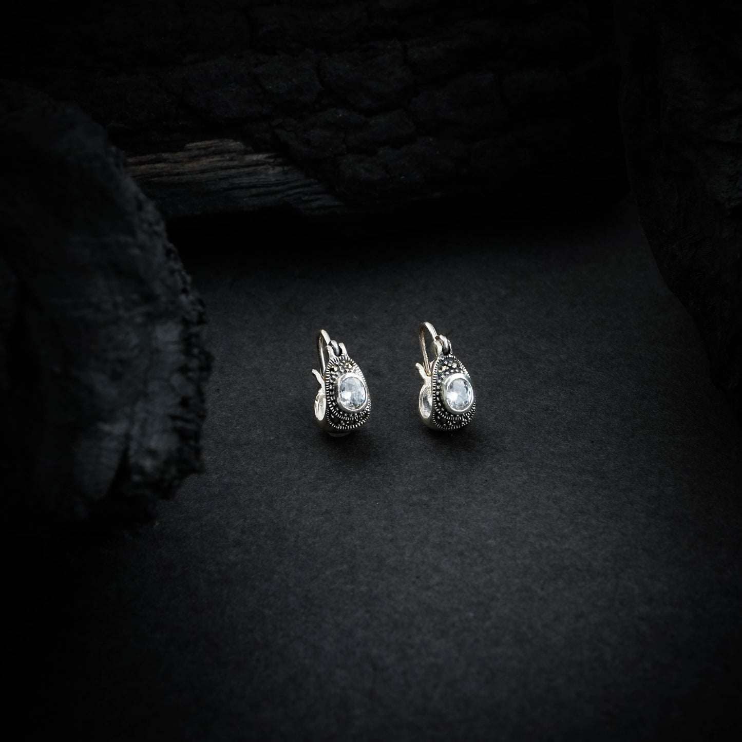 Silver Zirconia Earrings
