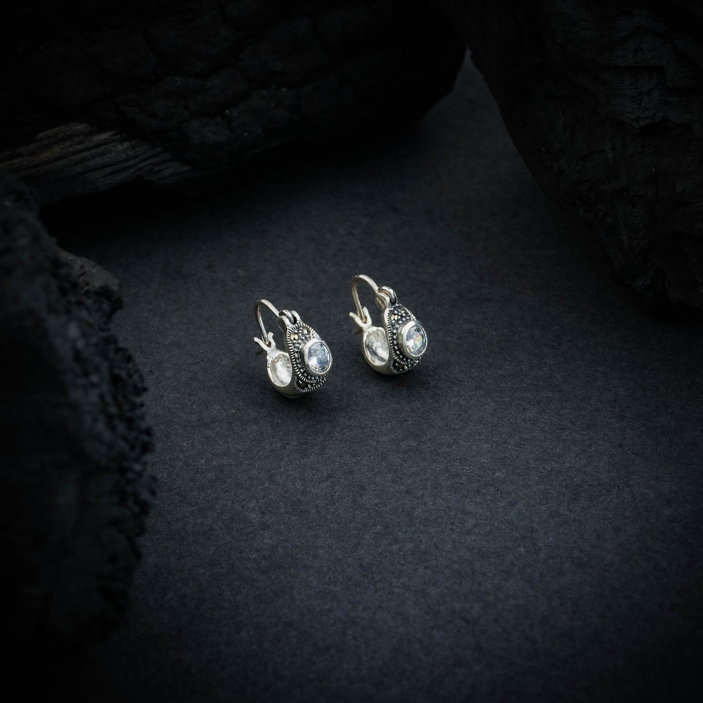 Silver Zirconia Earrings