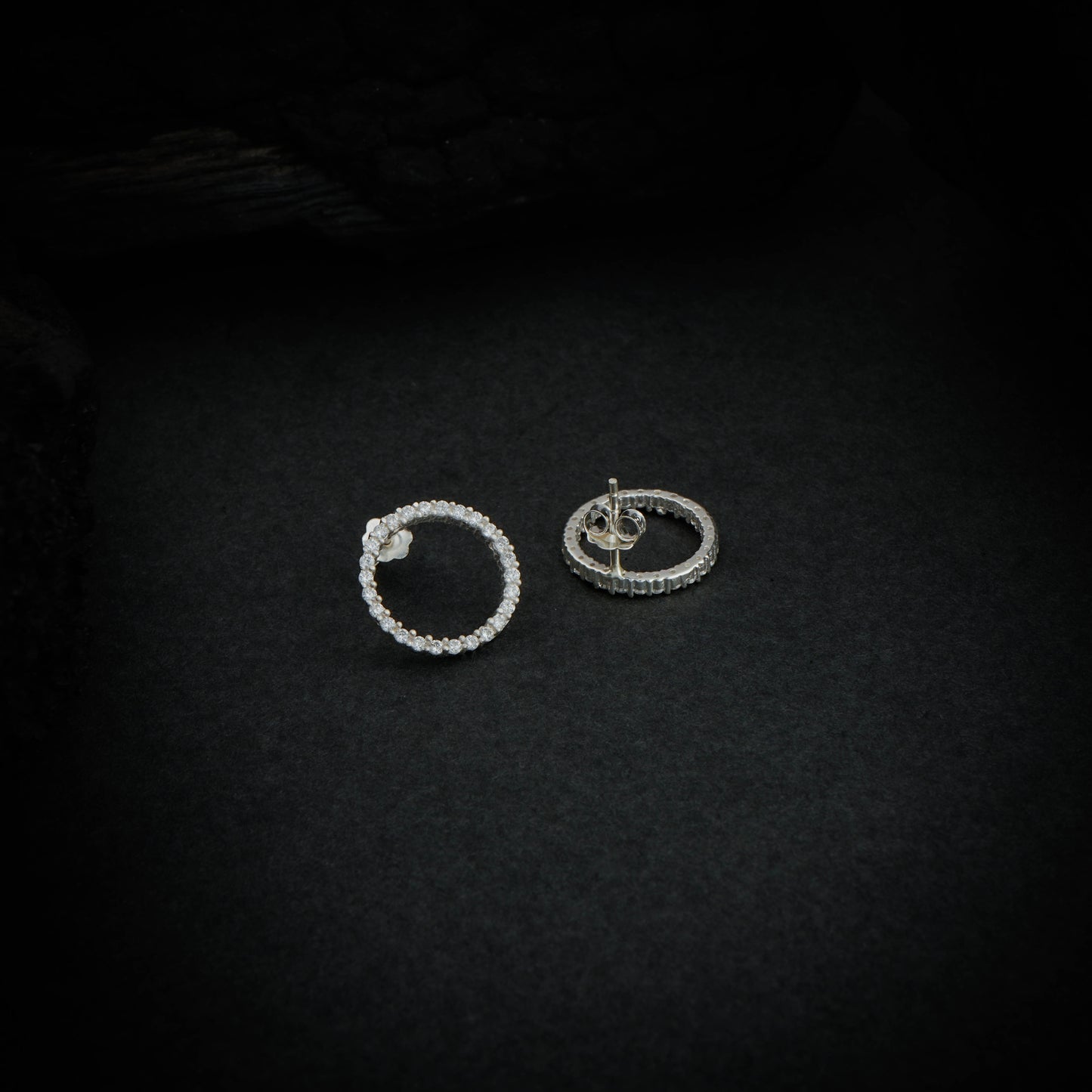 Circle CZ Studs