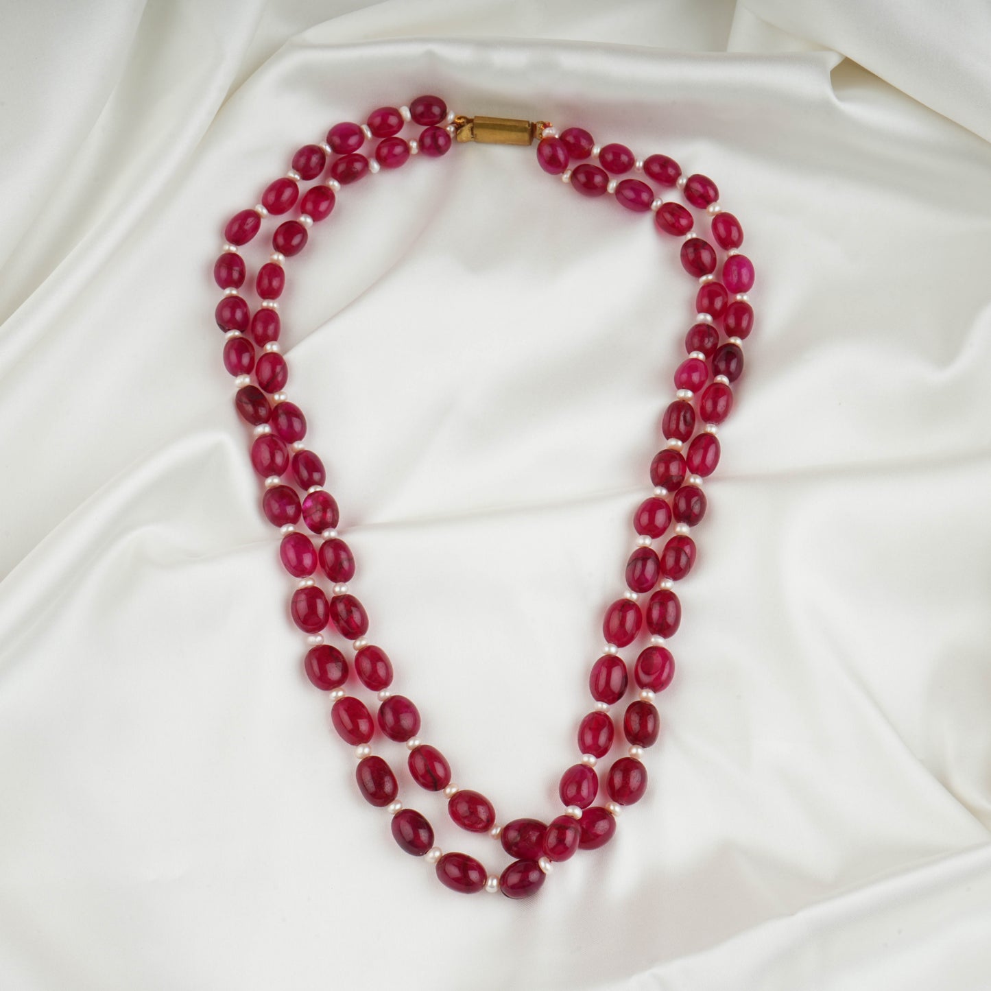 Pink Quartz Necklace Set