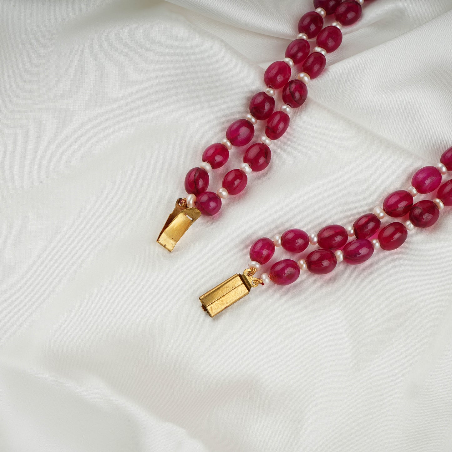 Pink Quartz Necklace Set