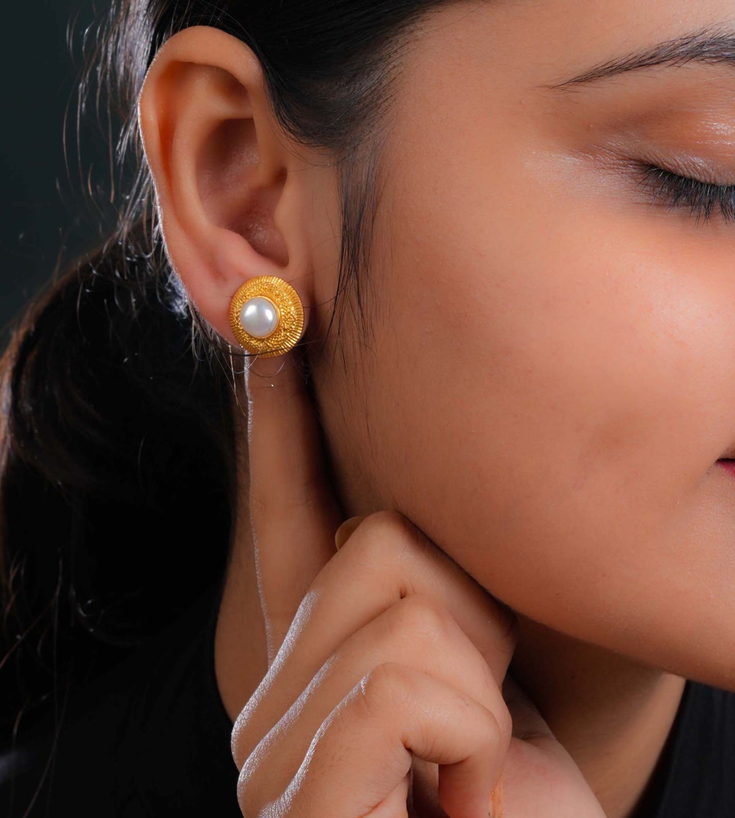 Luminous Pearl Studs