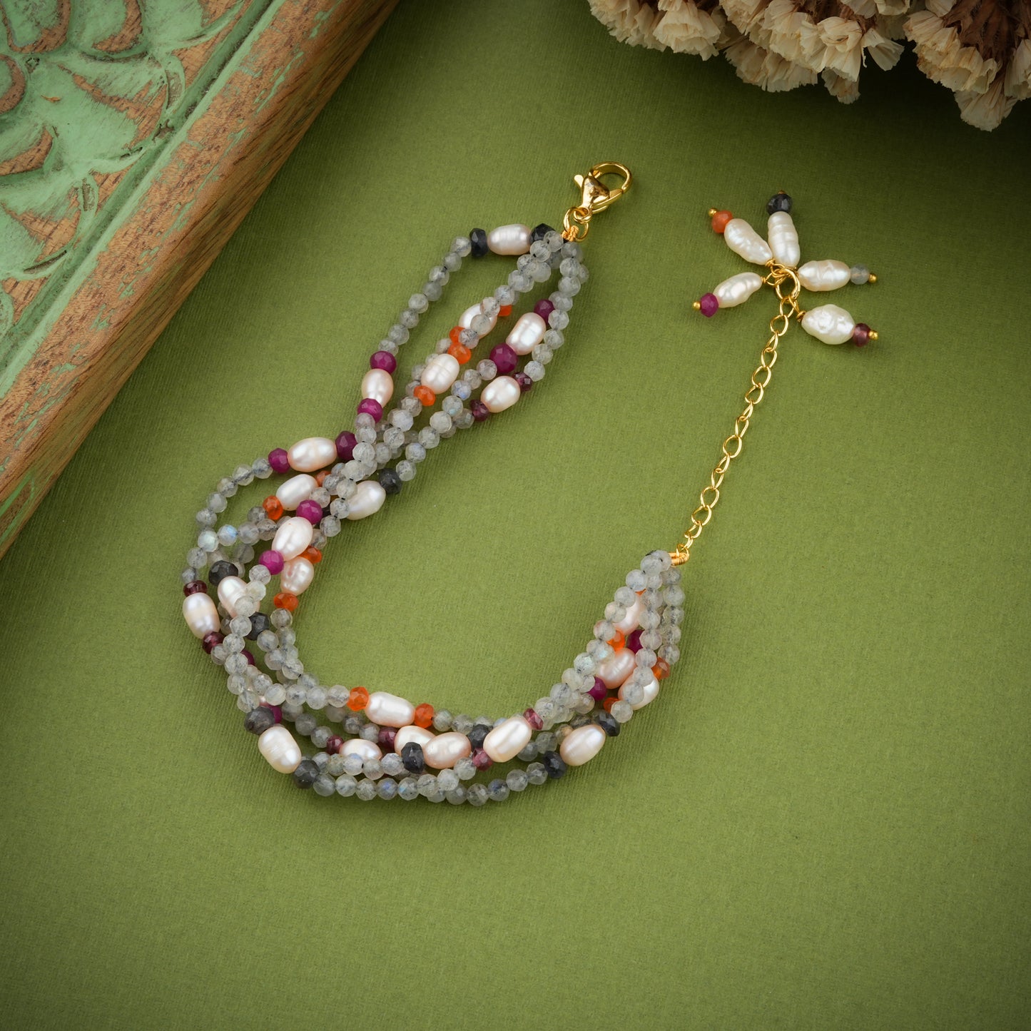 Earthsong Multi Stone Layered Bracelet