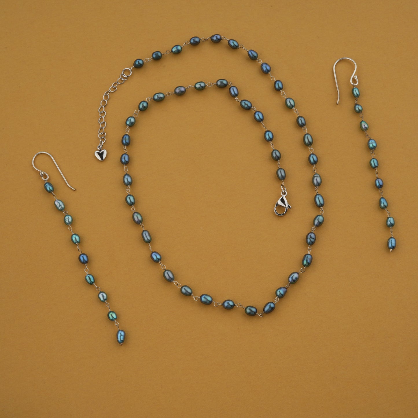 Cloud Grey Pearls Set
