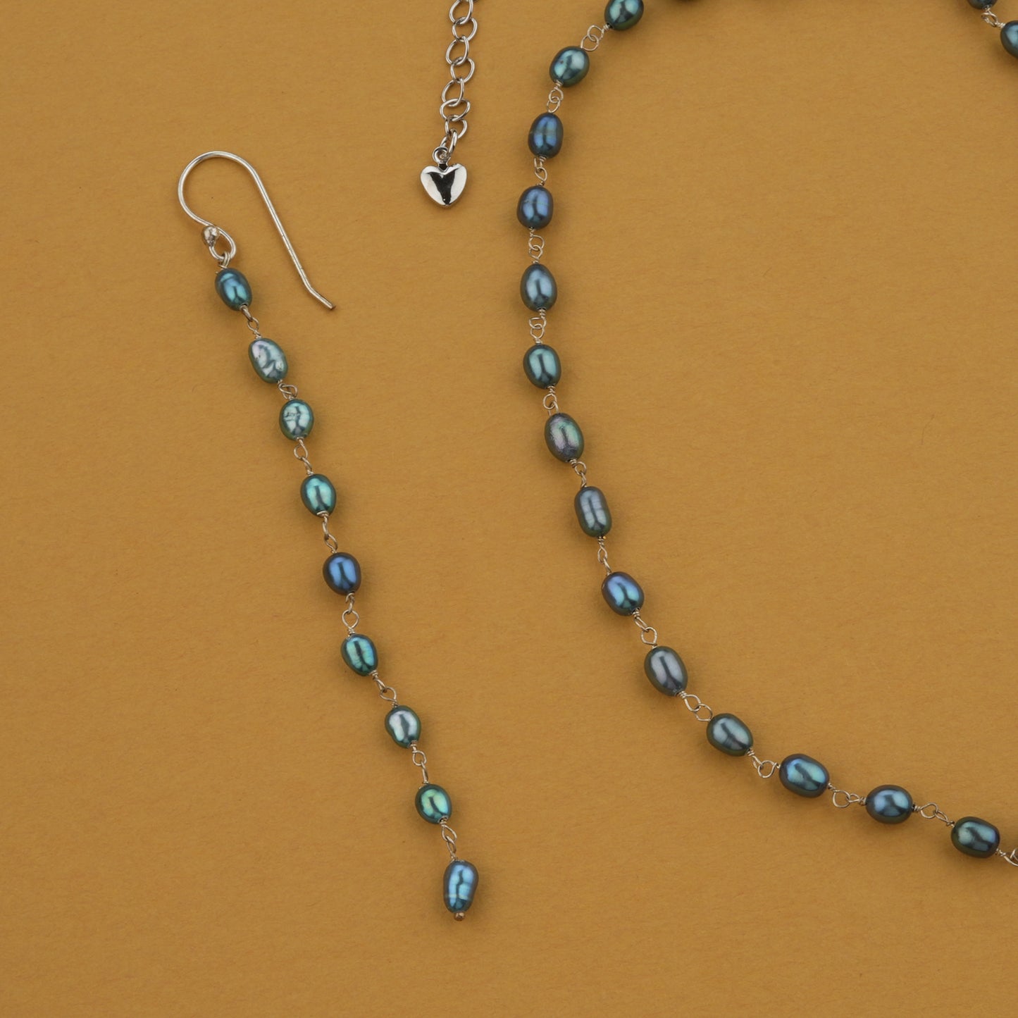 Cloud Grey Pearls Set