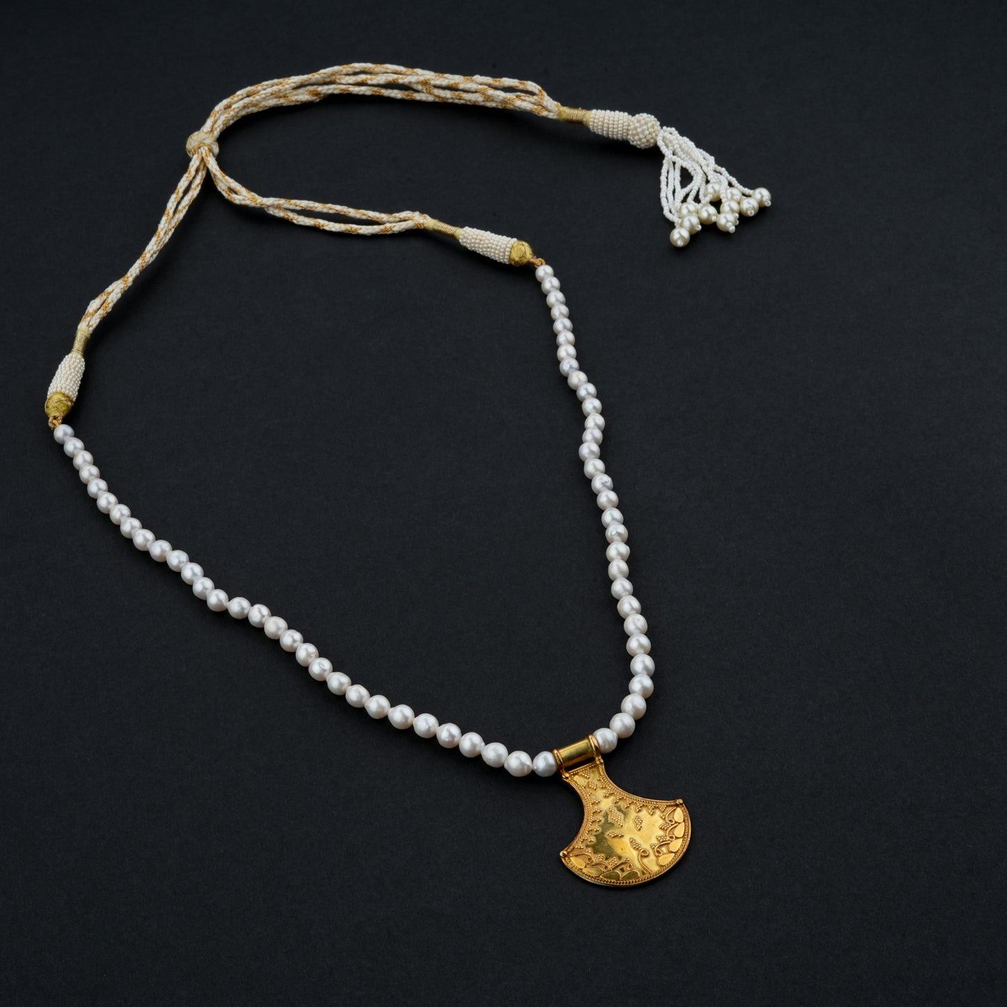 Gold Plated Chitai Silver Necklace
