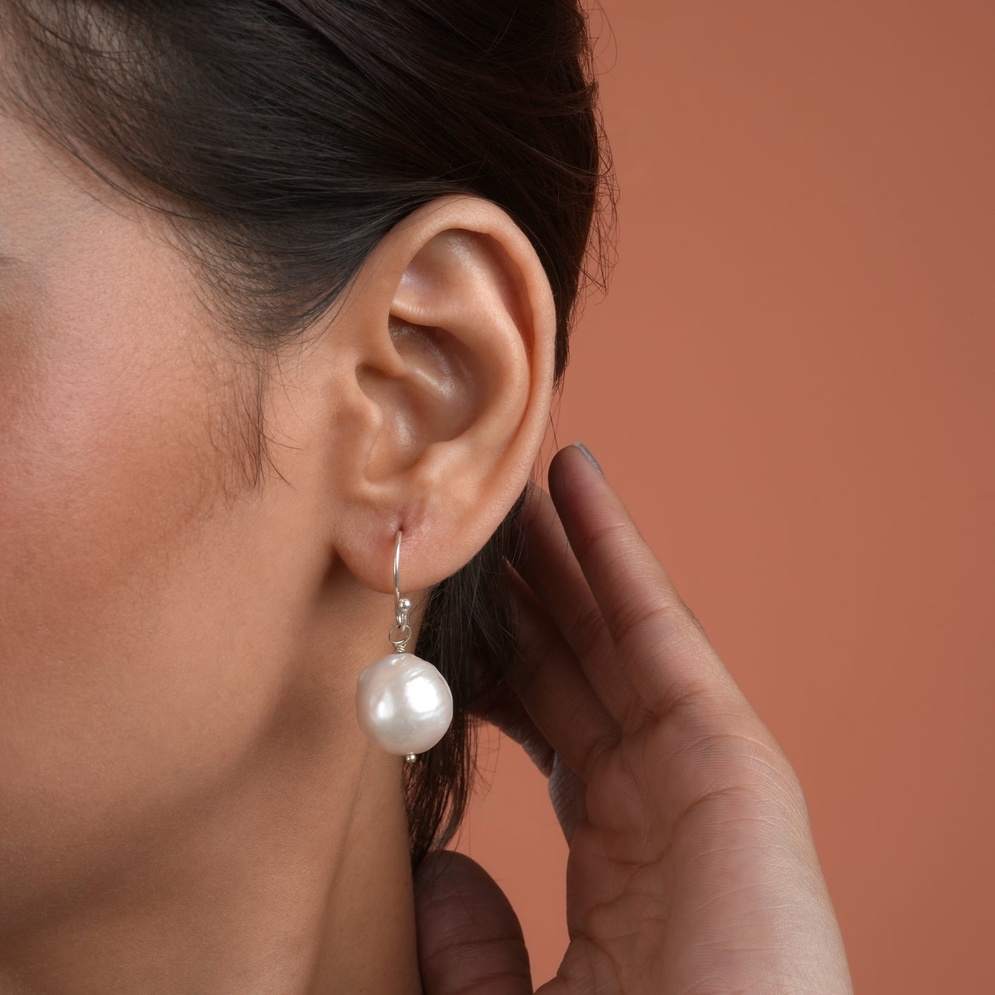 Baroque Silver Drops Set