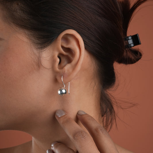 Silver Globe Drops( 10mm )