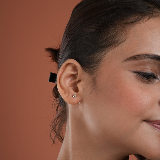 Silver Ball Studs( 4mm )