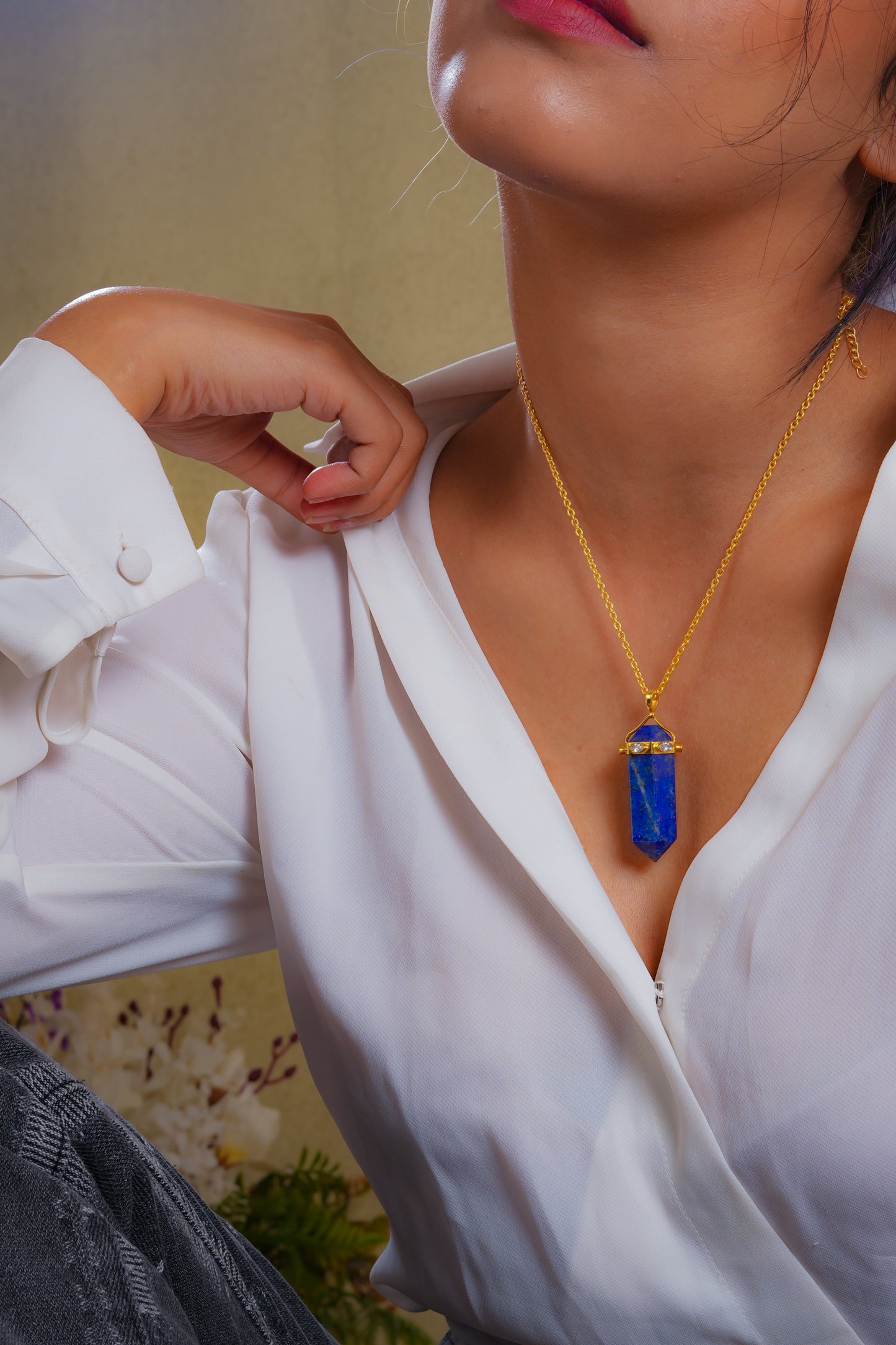 Sacred Eye Lapis Pendant