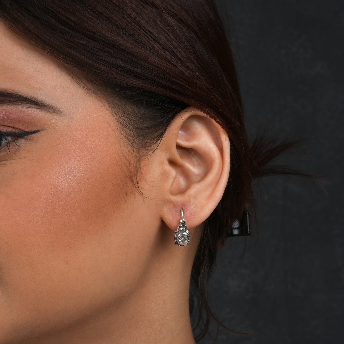 Silver Zirconia Earrings