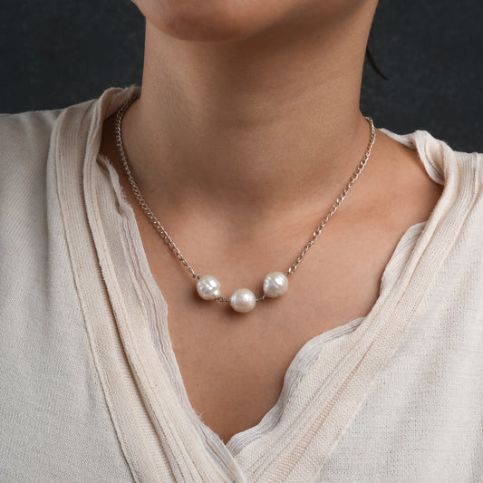 Pearl Trio Necklace