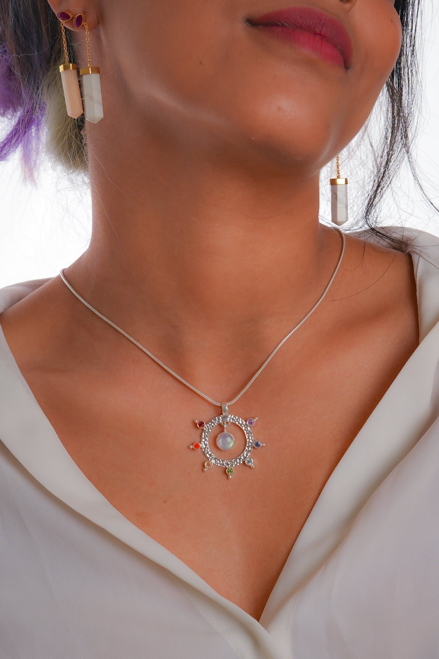 'Song Of Stones' Silver Pendant