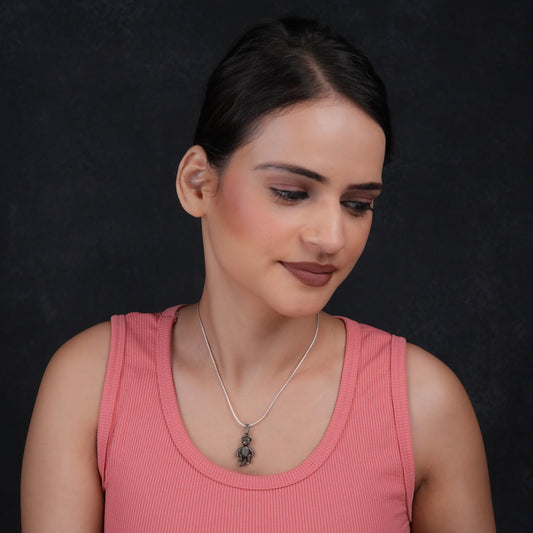 Baby Bear Silver Pendant