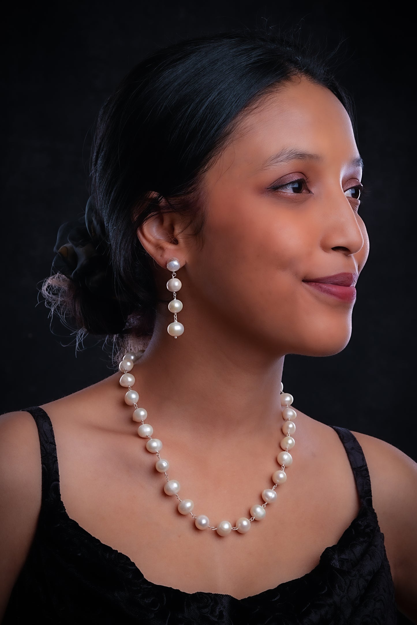 Pearl Vine Silver And Freshwater Pearls Necklace