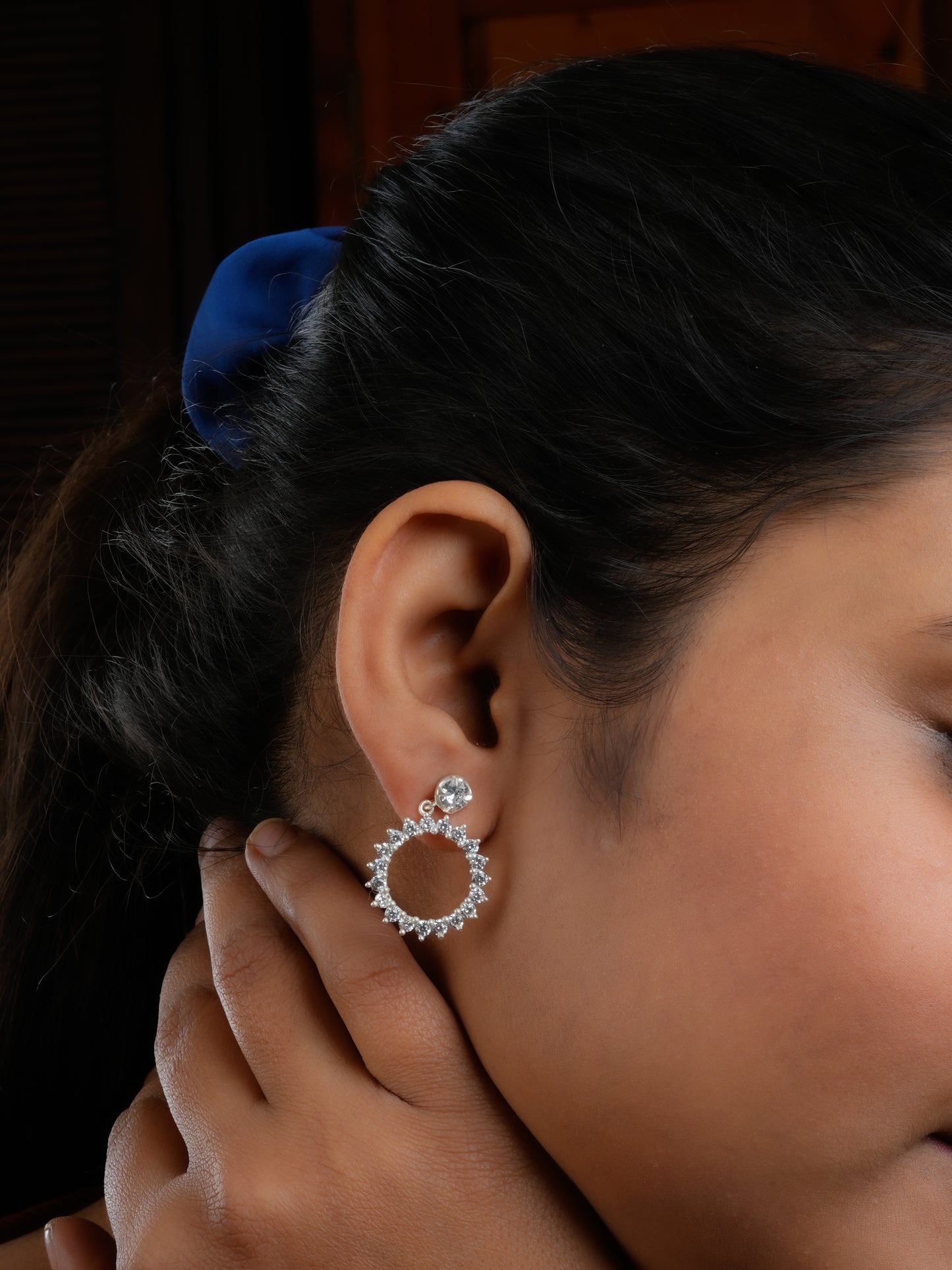 Wreath of Stars Earrings (92.5 Silver)