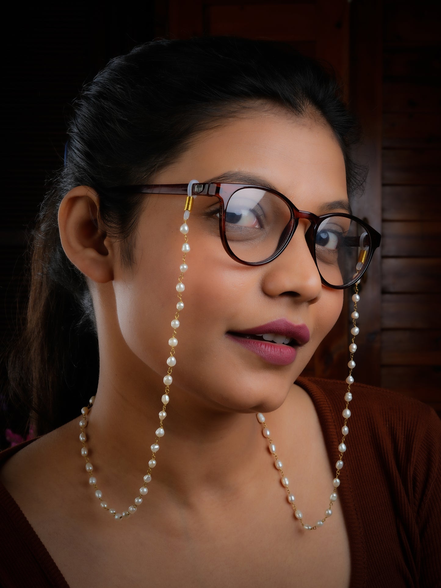 Freshwater Pearls Spectacles/Face Mask Chain