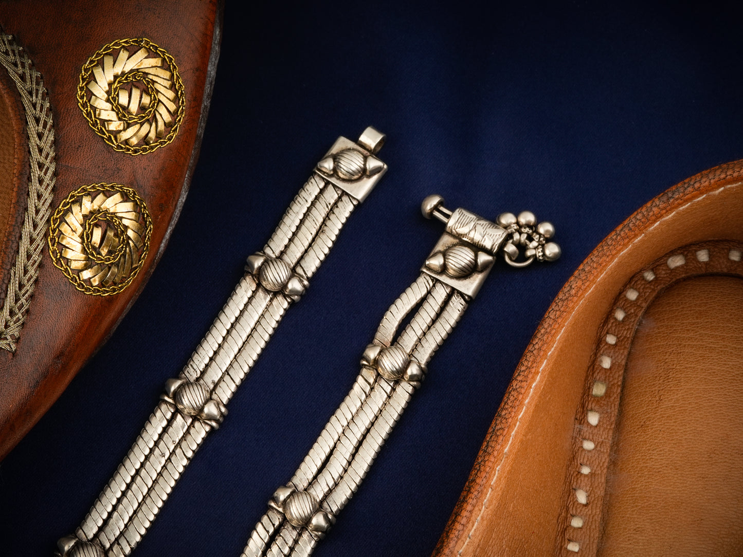 Shahi Silver Anklets